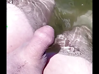 Nude at lake in Köln